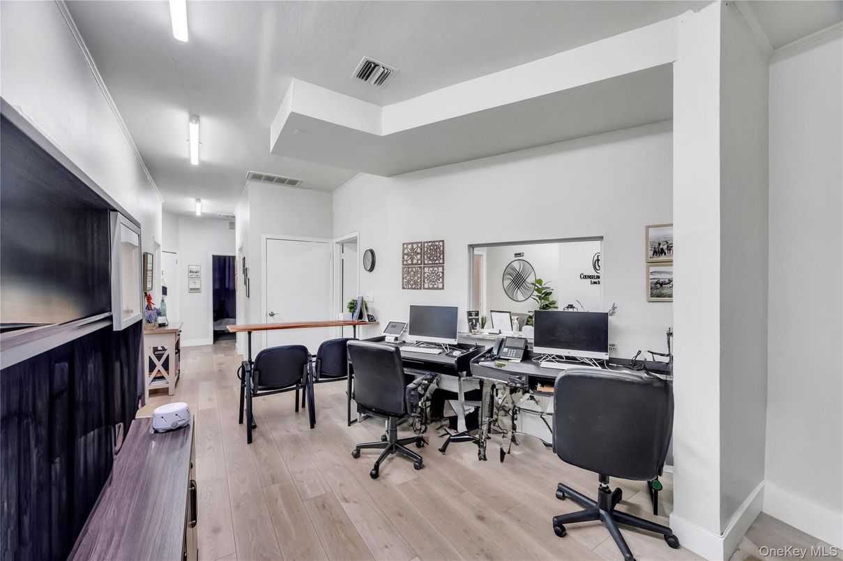 Home Office, Interior, Wood Texture Flooring