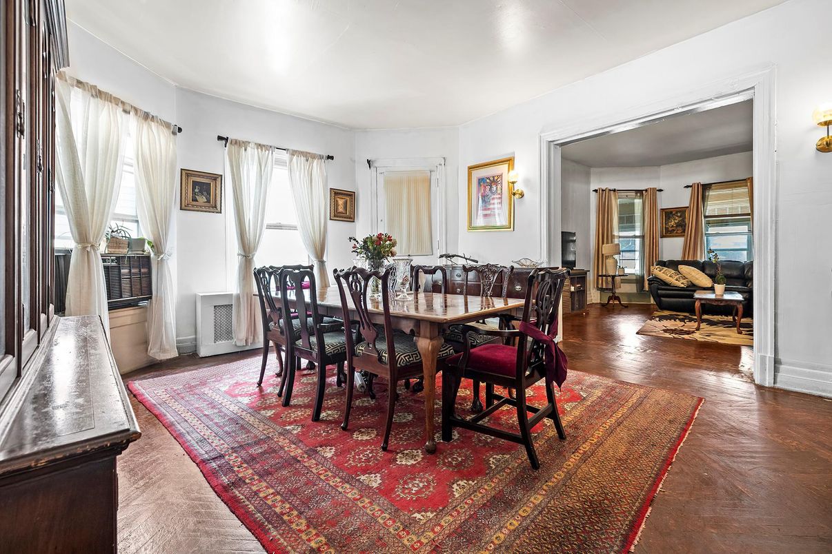 Dining room, Interior, Wood Texture Flooring