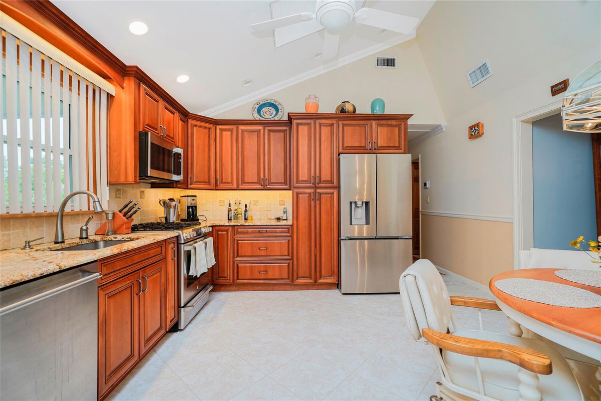 Interior, Kitchen, Recessed Lighting, Stainless Steel Appliances