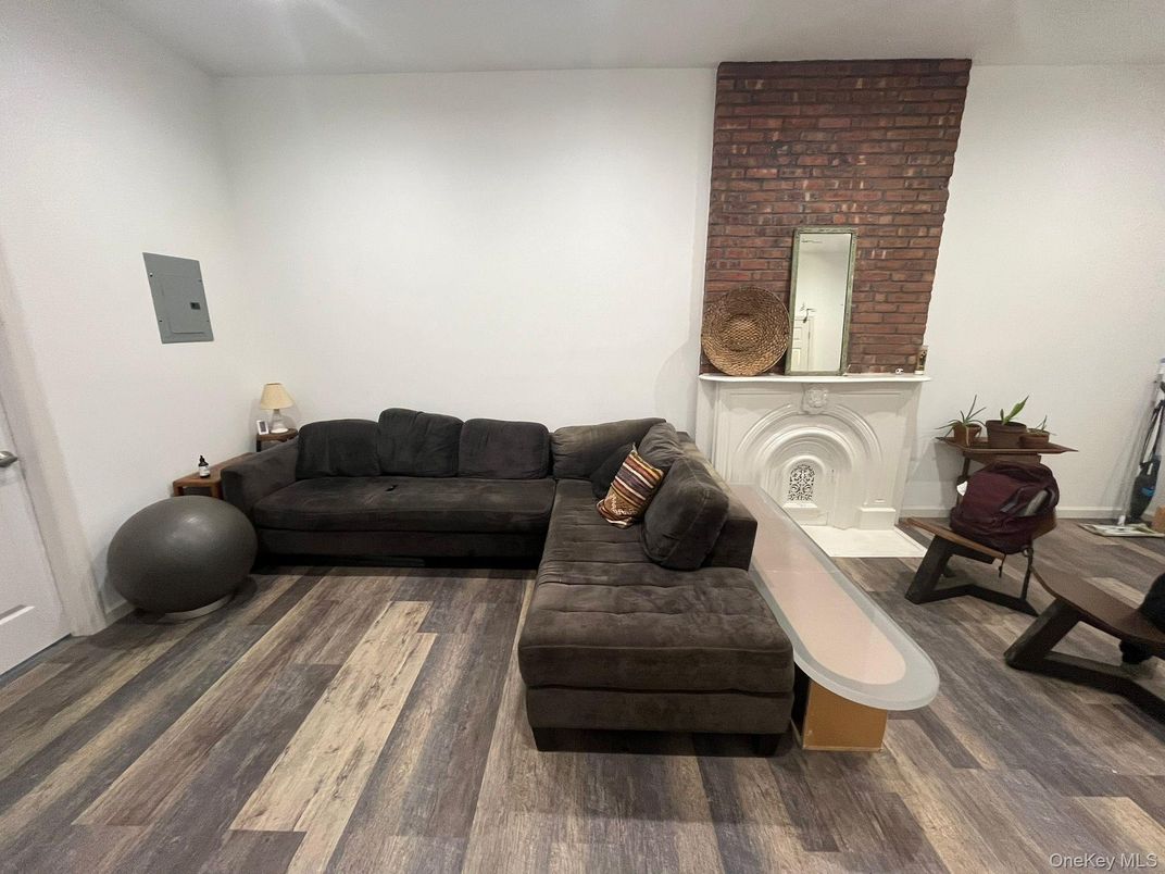 Interior, Stone Walls, Wood Texture Flooring