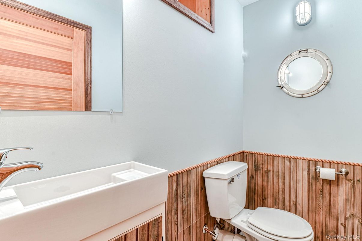 Bathroom, Interior, Wooden Walls