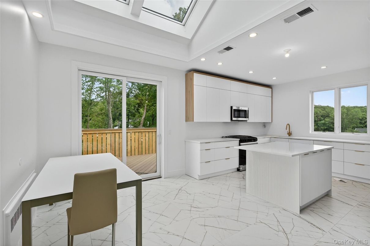 Interior, Kitchen, Marble, Recessed Lighting