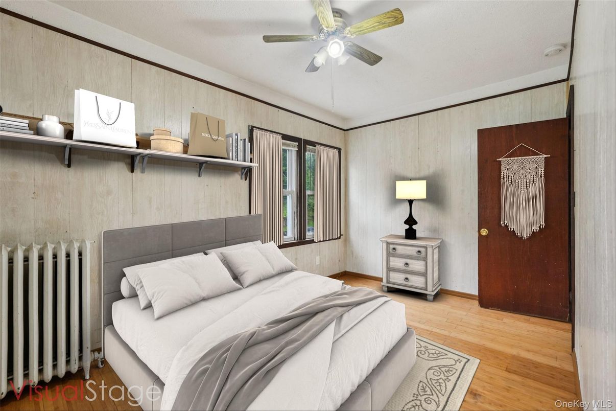 Bedroom, Interior, Wood Texture Flooring