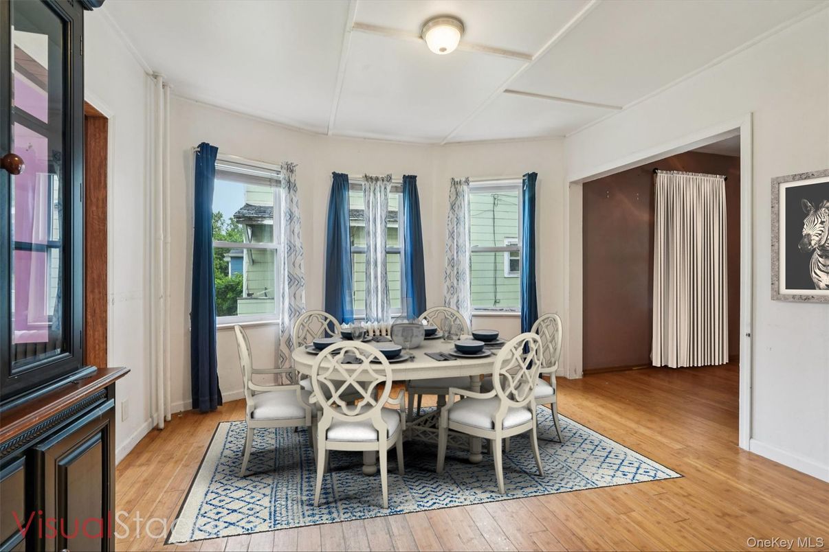 Dining room, Interior, Wood Texture Flooring
