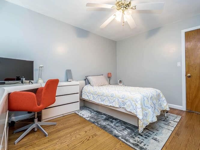 Bedroom, Home Office, Interior, Wood Texture Flooring