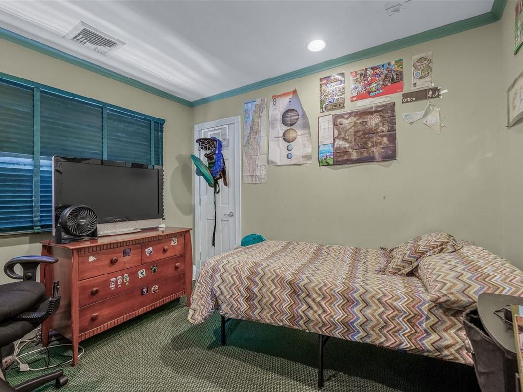 Bedroom, Interior, Recessed Lighting