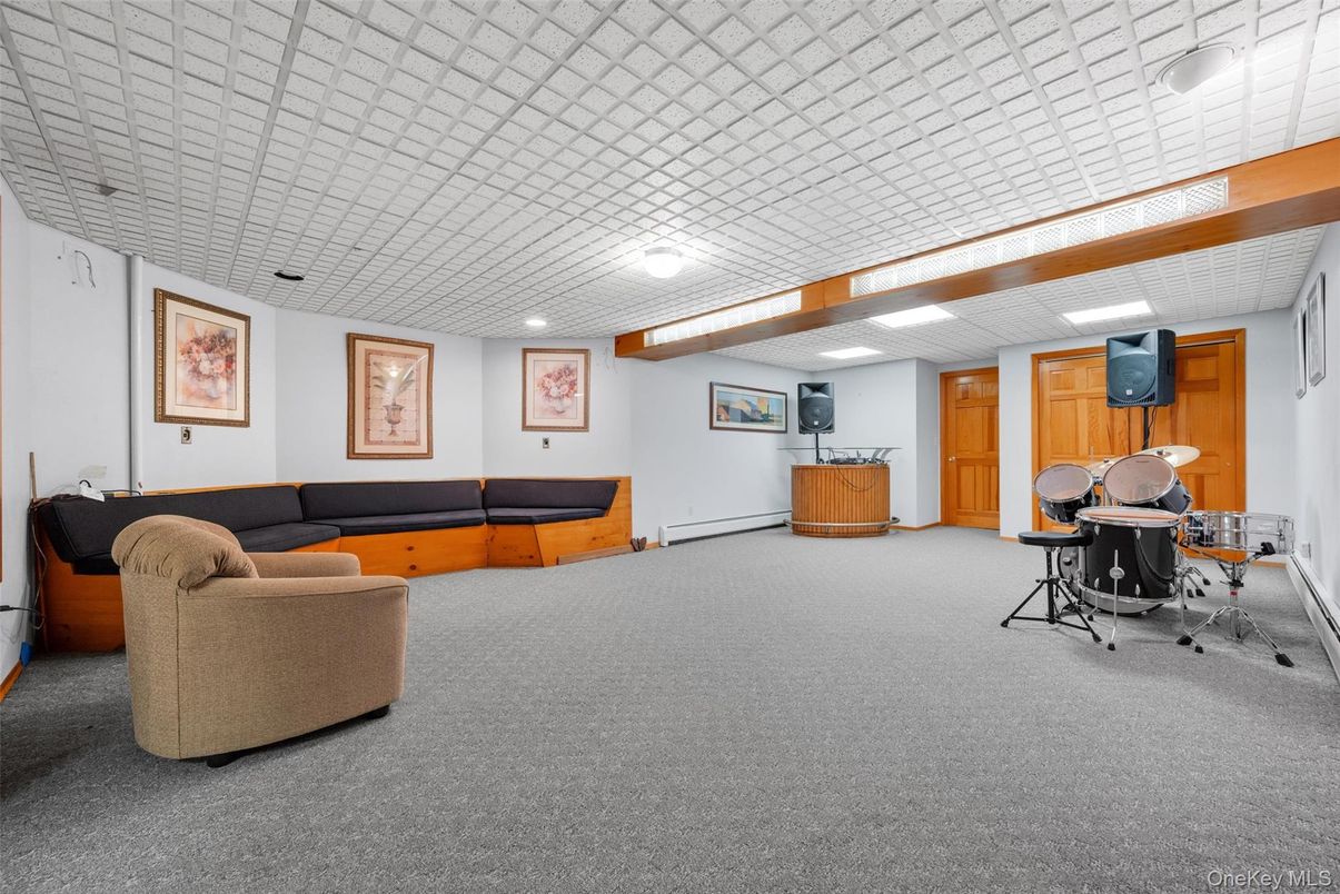 Interior, Living room, Recessed Lighting