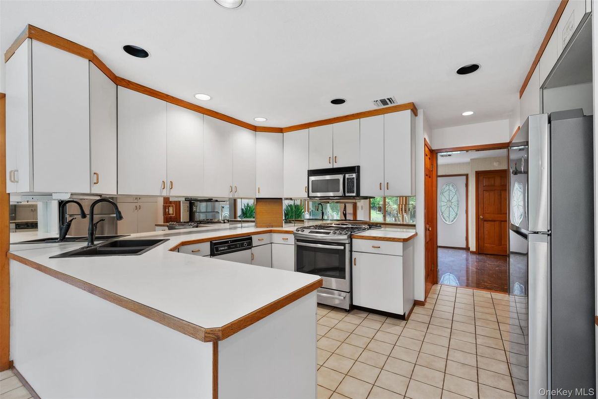 Interior, Kitchen, Recessed Lighting, Stainless Steel Appliances