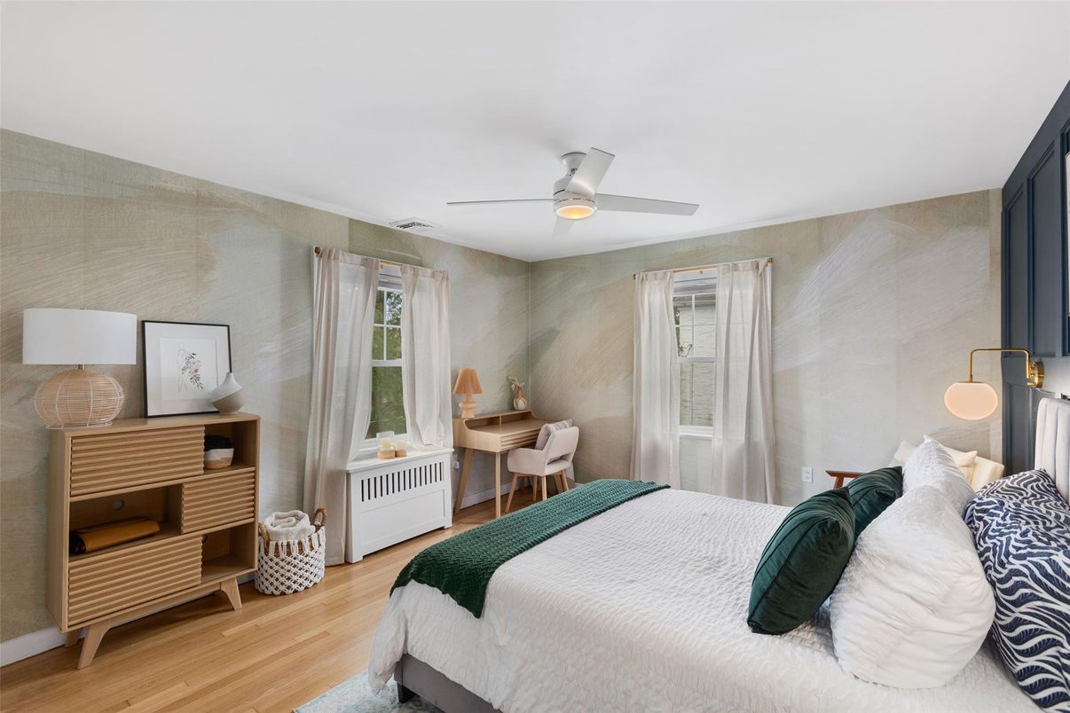 Bedroom, Interior, Wood Texture Flooring