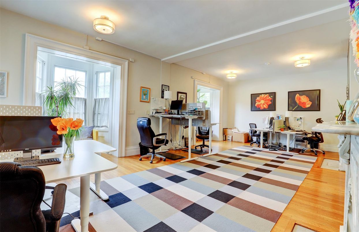 Home Office, Interior, Wood Texture Flooring