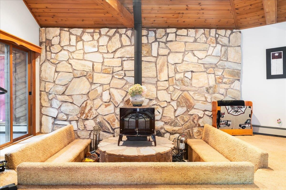 Fireplace, Interior, Living room, Stone Walls, Wooden Beams, Wooden Ceilings