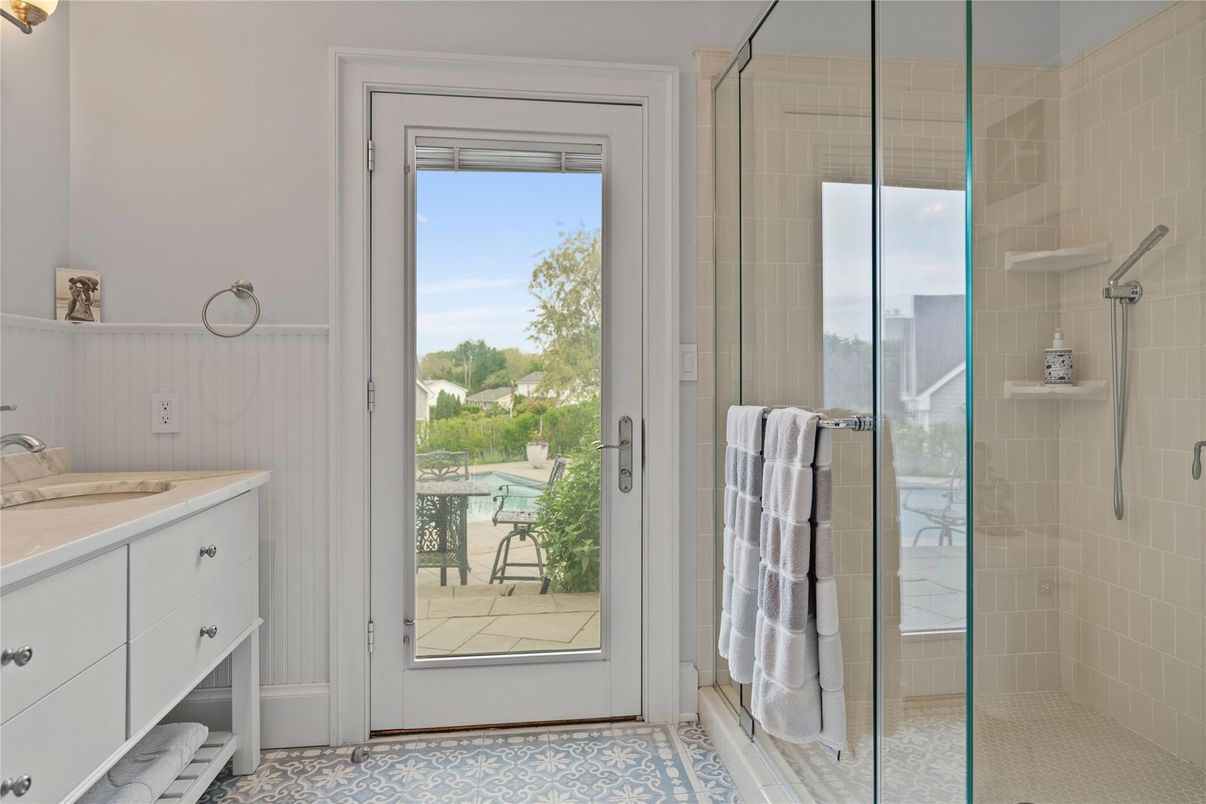 Bathroom, Glass Shower, Interior
