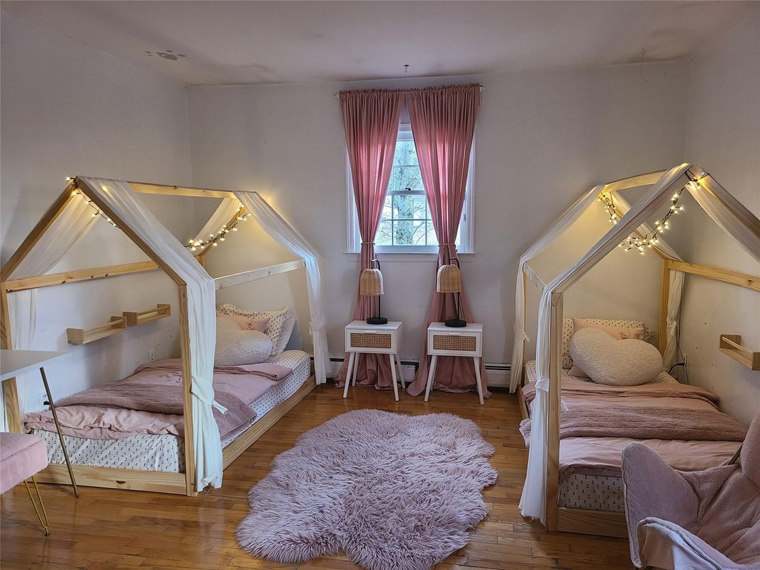 Bedroom, Interior, Wood Texture Flooring
