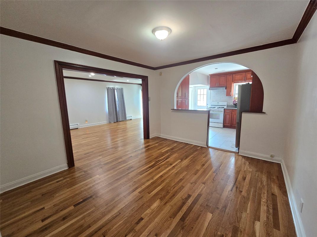 Empty room, Interior, Kitchen, Wood Texture Flooring