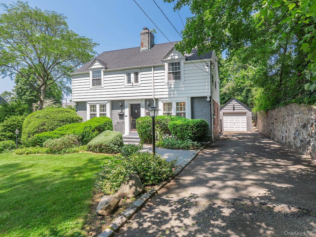 Backyard, Detached Garage, Exterior, Facade, Georgian