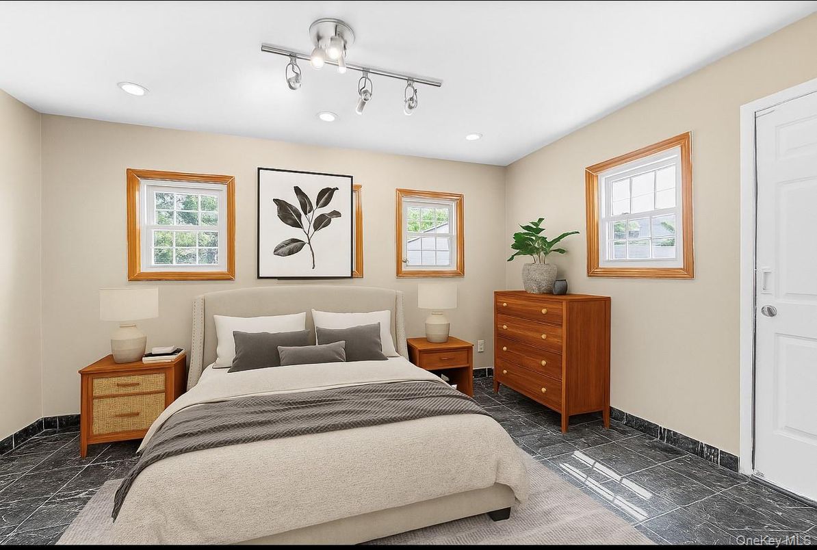 Bedroom, Interior, Recessed Lighting