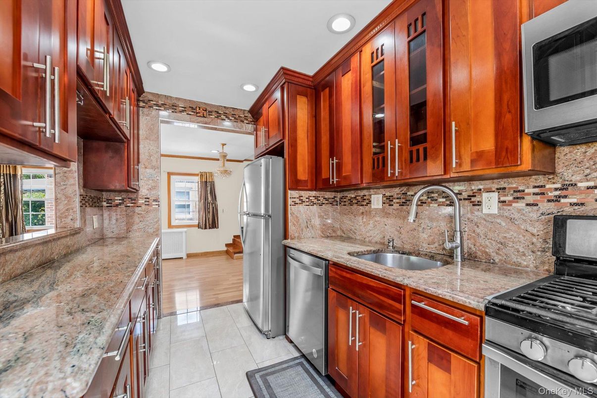 Interior, Kitchen, Recessed Lighting, Stainless Steel Appliances