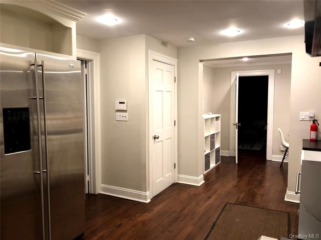 Interior, Recessed Lighting, Stainless Steel Appliances, Wood Texture Flooring