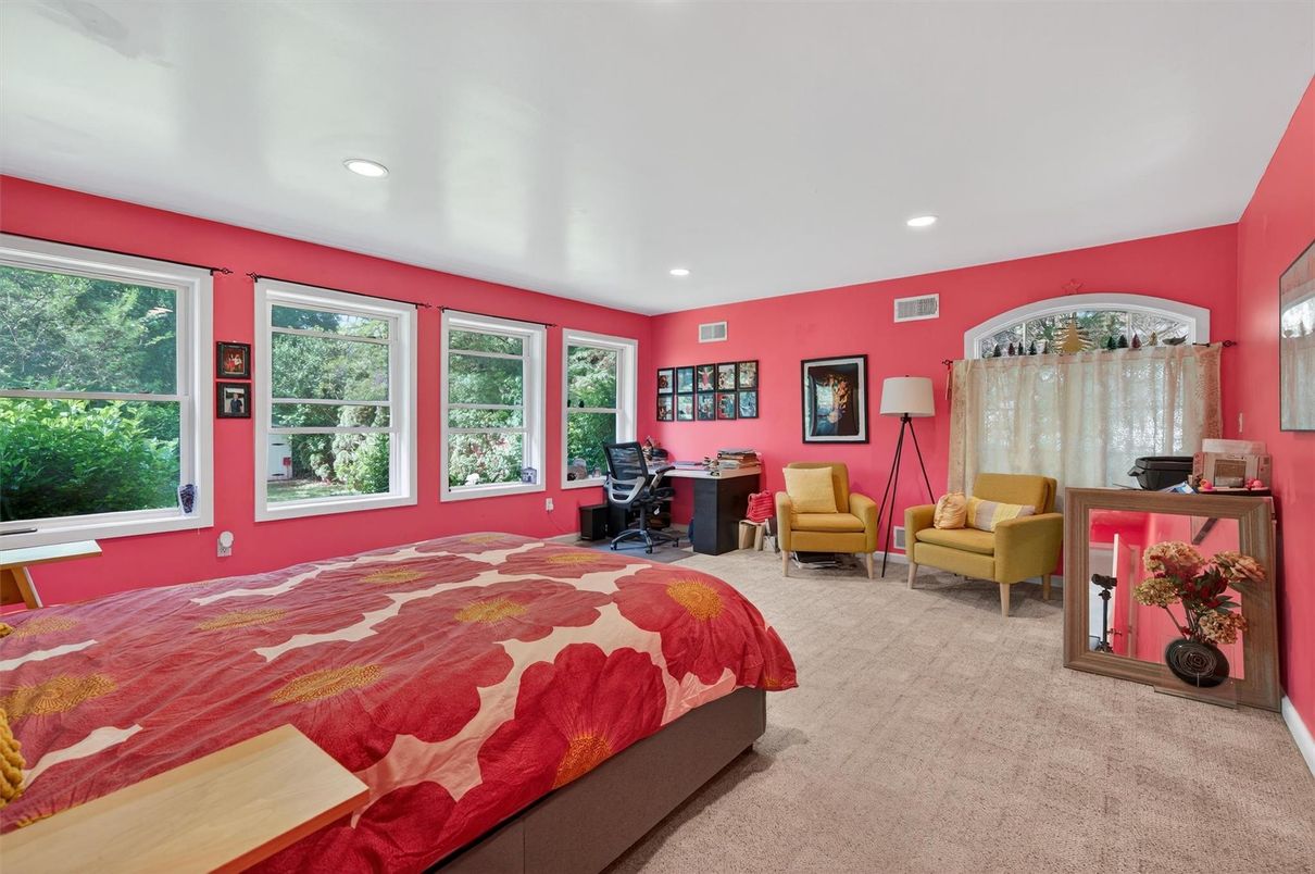 Bedroom, Home Office, Interior, Recessed Lighting