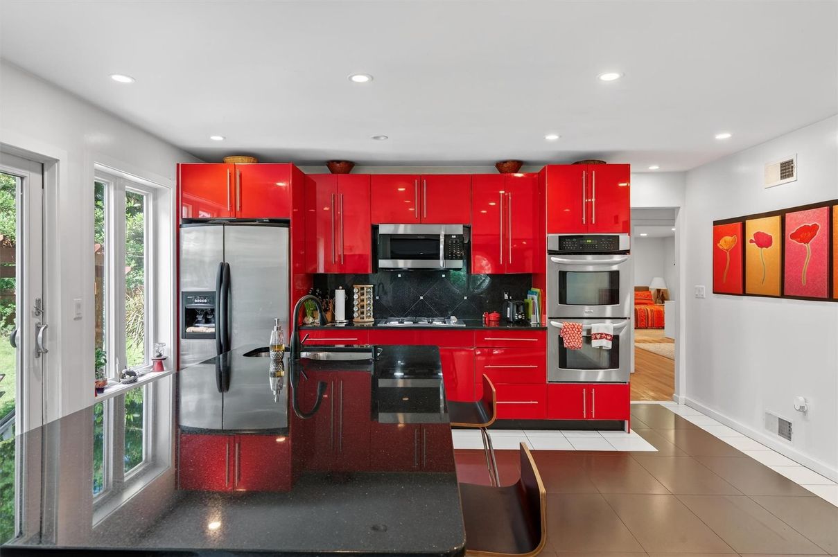 Interior, Kitchen, Recessed Lighting, Stainless Steel Appliances