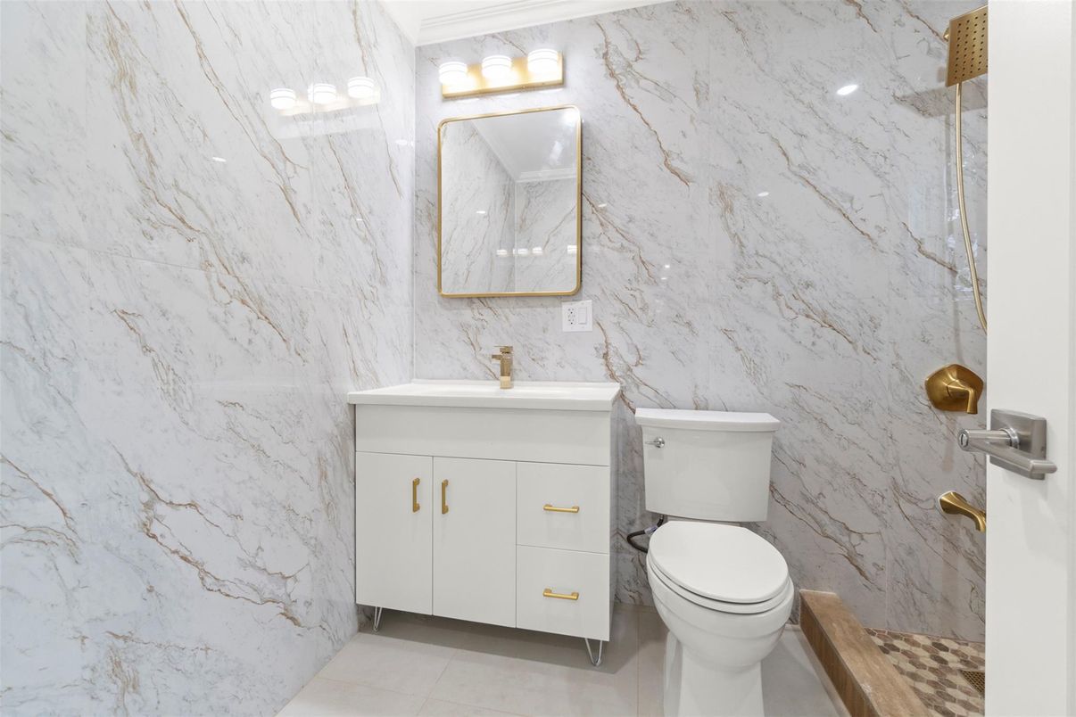 Bathroom, Interior, Marble Walls