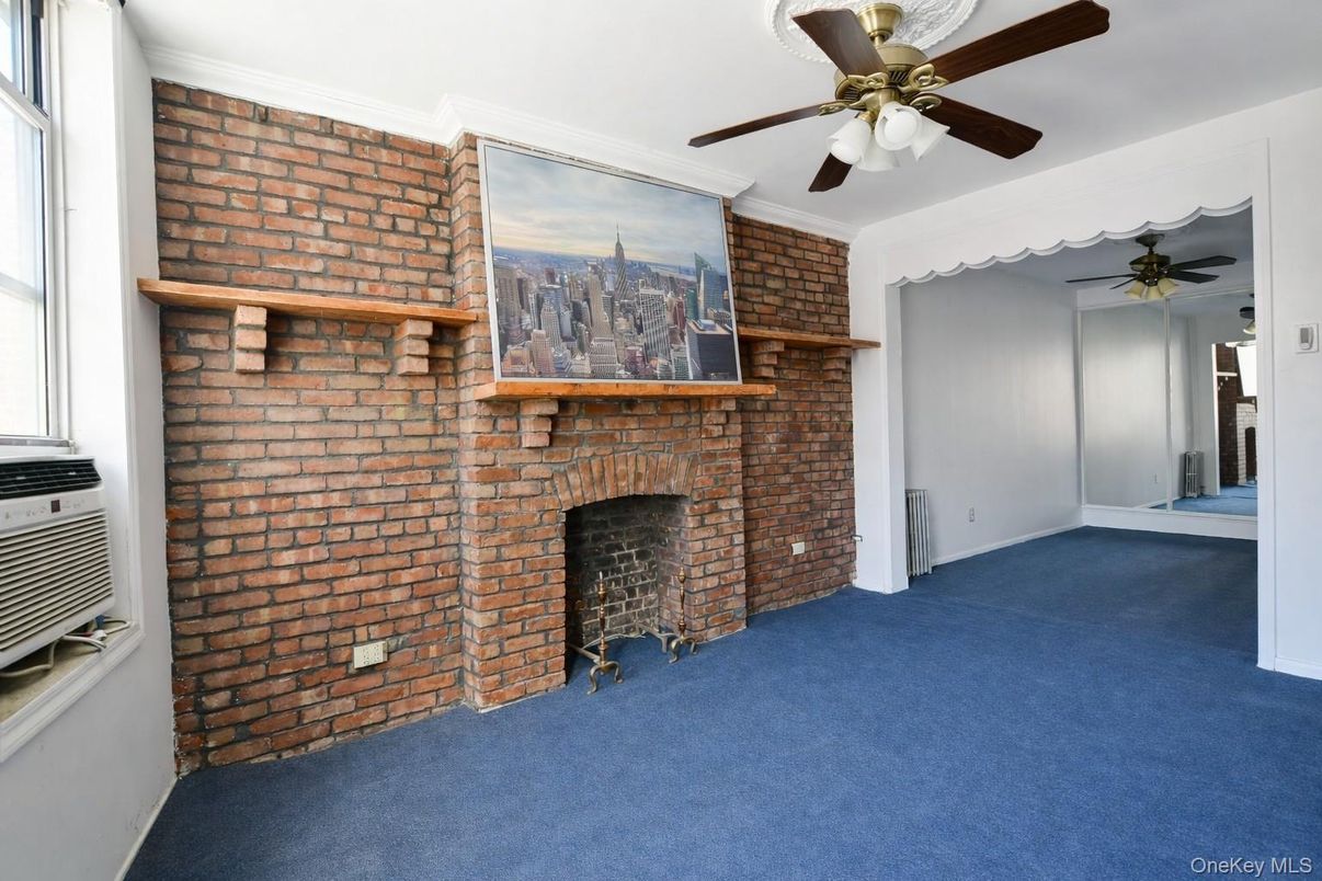 Empty room, Fireplace, Interior, Stone Walls