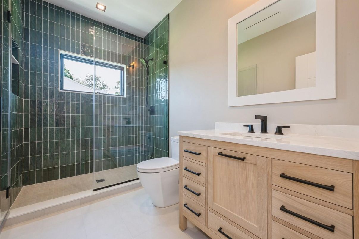 Bathroom, Glass Shower, Interior
