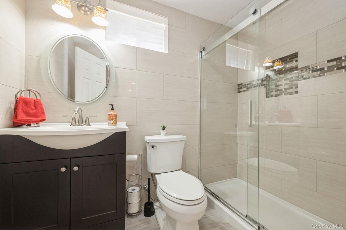 Bathroom, Glass Shower, Interior