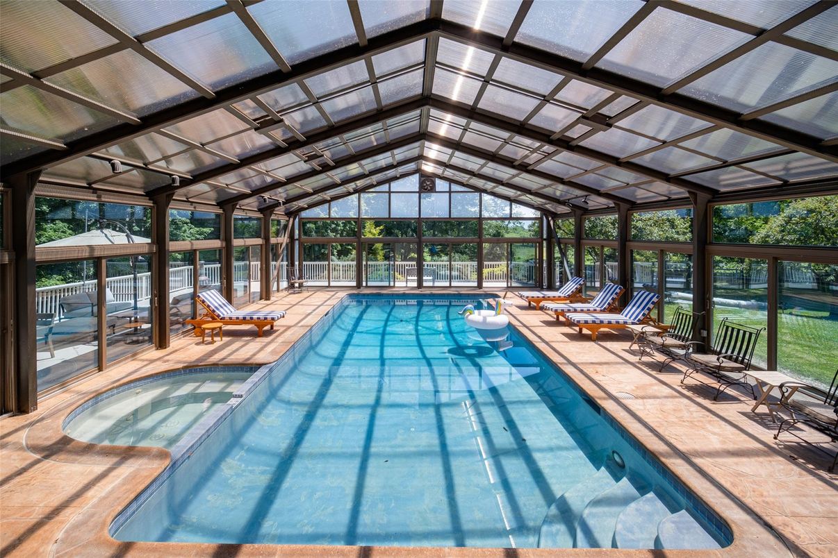 Glass Ceilings, Interior, Pool, Sun Room