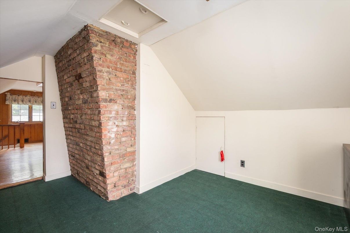 Empty room, Fireplace, Interior, Stone Walls