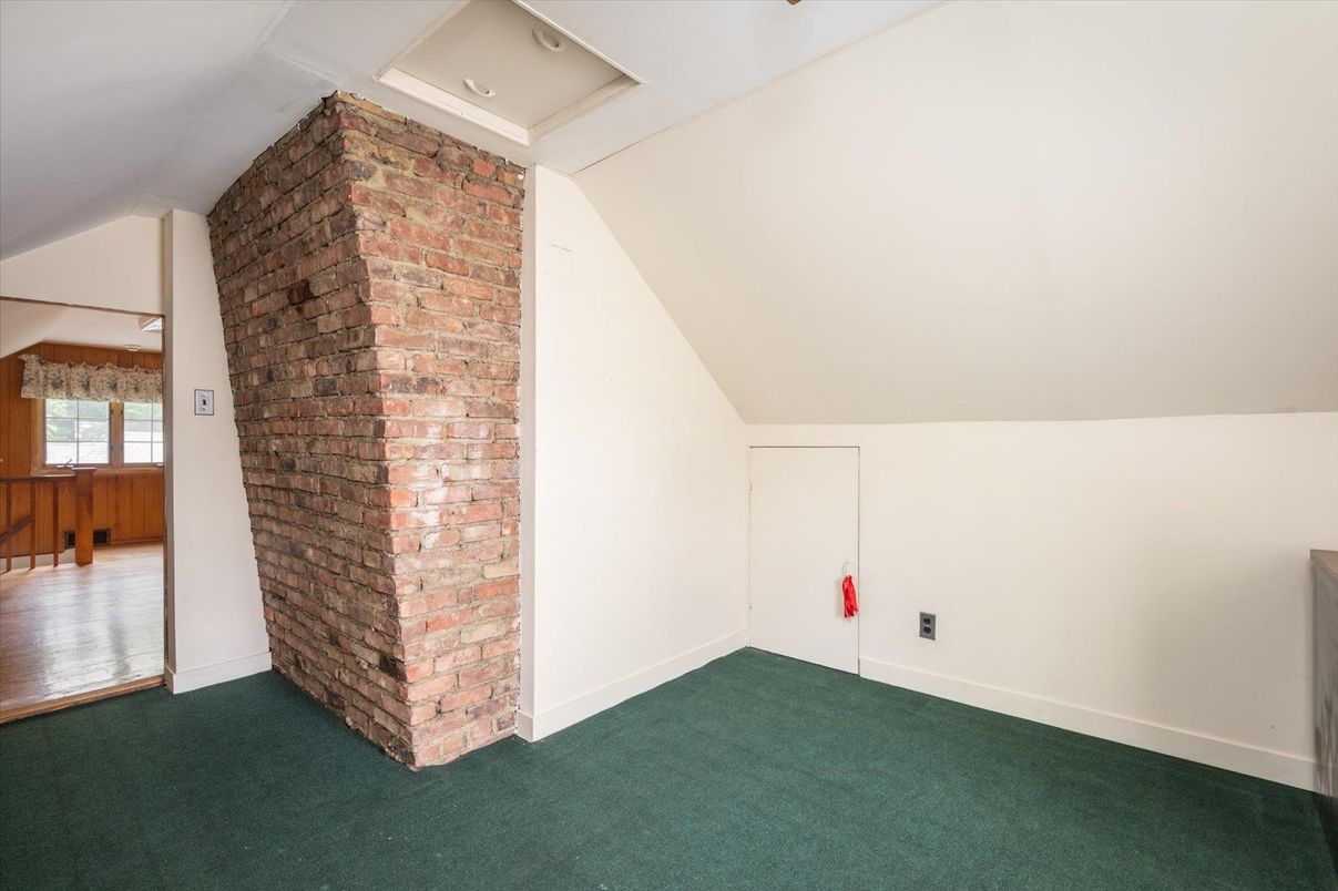 Empty room, Fireplace, Interior, Stone Walls