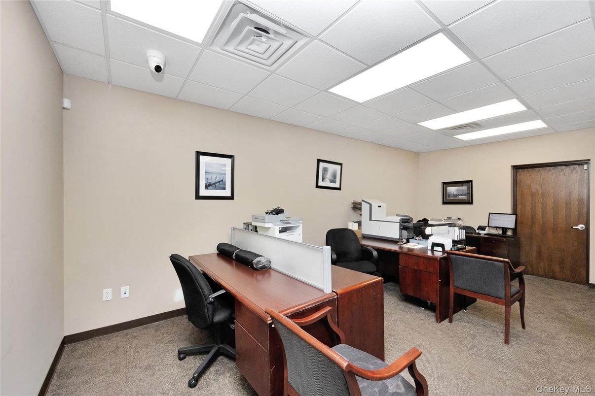 Home Office, Interior, Recessed Lighting