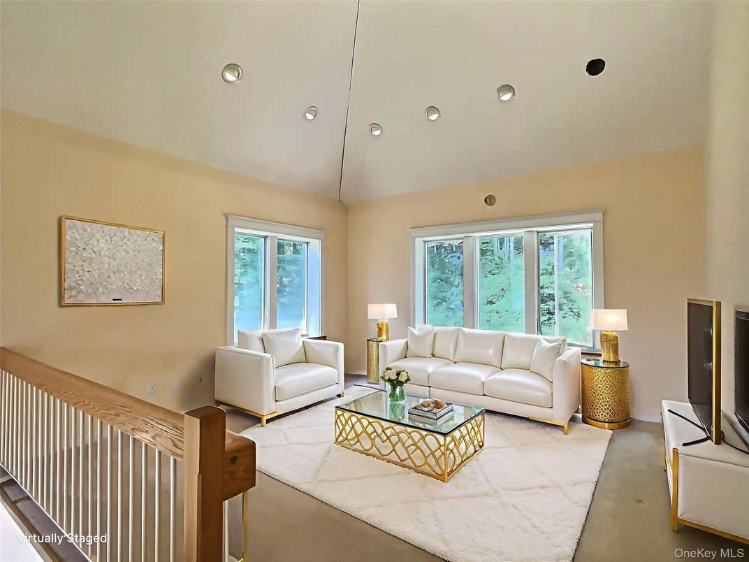 Interior, Living room, Recessed Lighting
