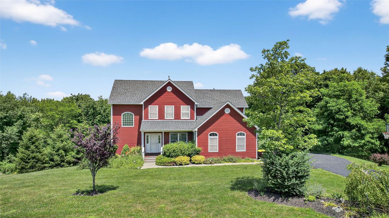 Backyard, Exterior, Facade, Brick Traditional