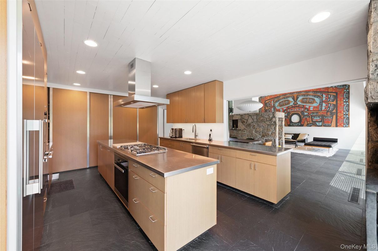 Interior, Kitchen, Recessed Lighting, Stainless Steel Appliances
