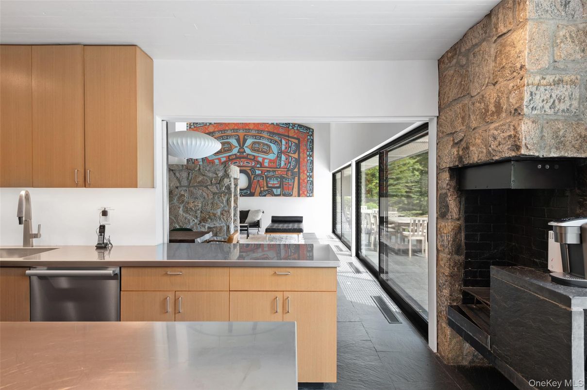 Interior, Kitchen, Stone Walls