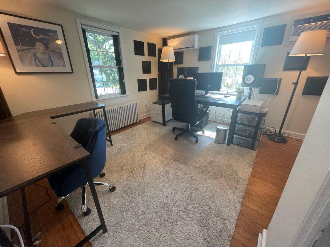 Home Office, Interior, Wood Texture Flooring