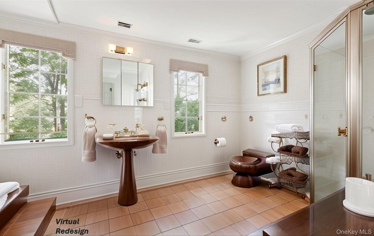 Bathroom, Glass Shower, Interior