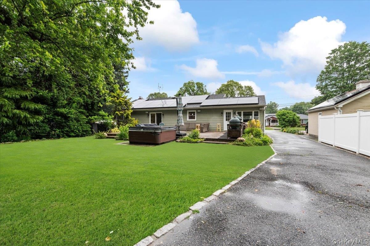 Backyard, Exterior, Hot Tub, Solar Panels