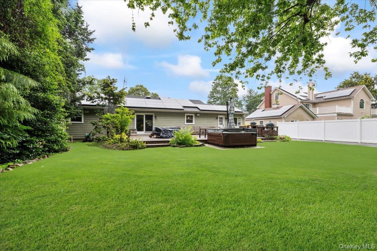 Backyard, Exterior, Hot Tub, Solar Panels