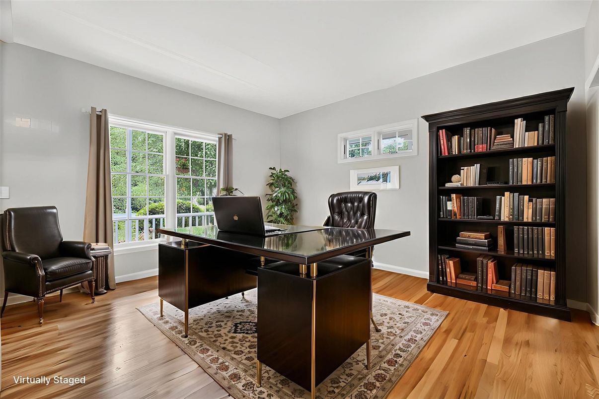 Home Office, Interior, Wood Texture Flooring