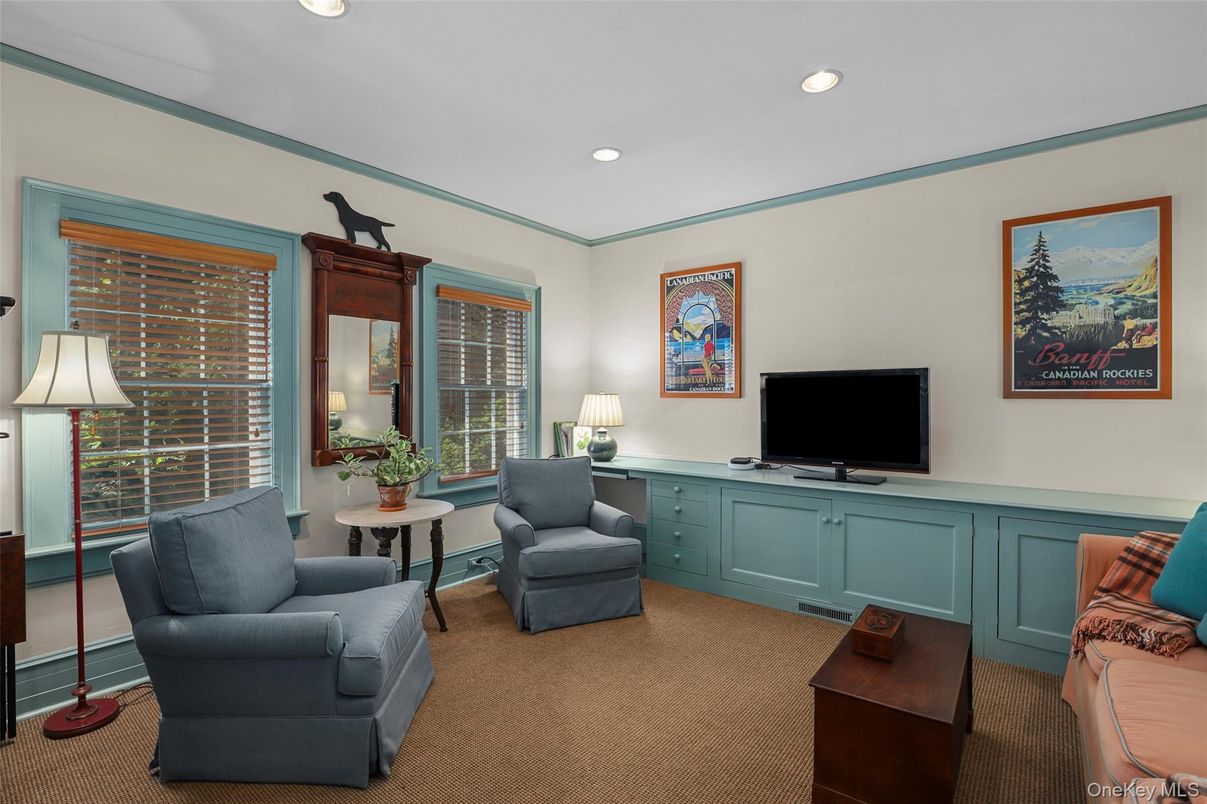 Interior, Living room, Recessed Lighting