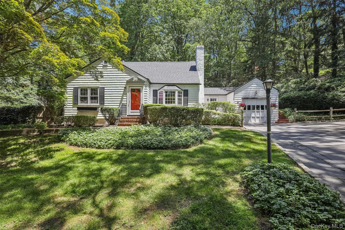 Attached, Backyard, Detached Garage, Exterior, Facade, Cape Cod