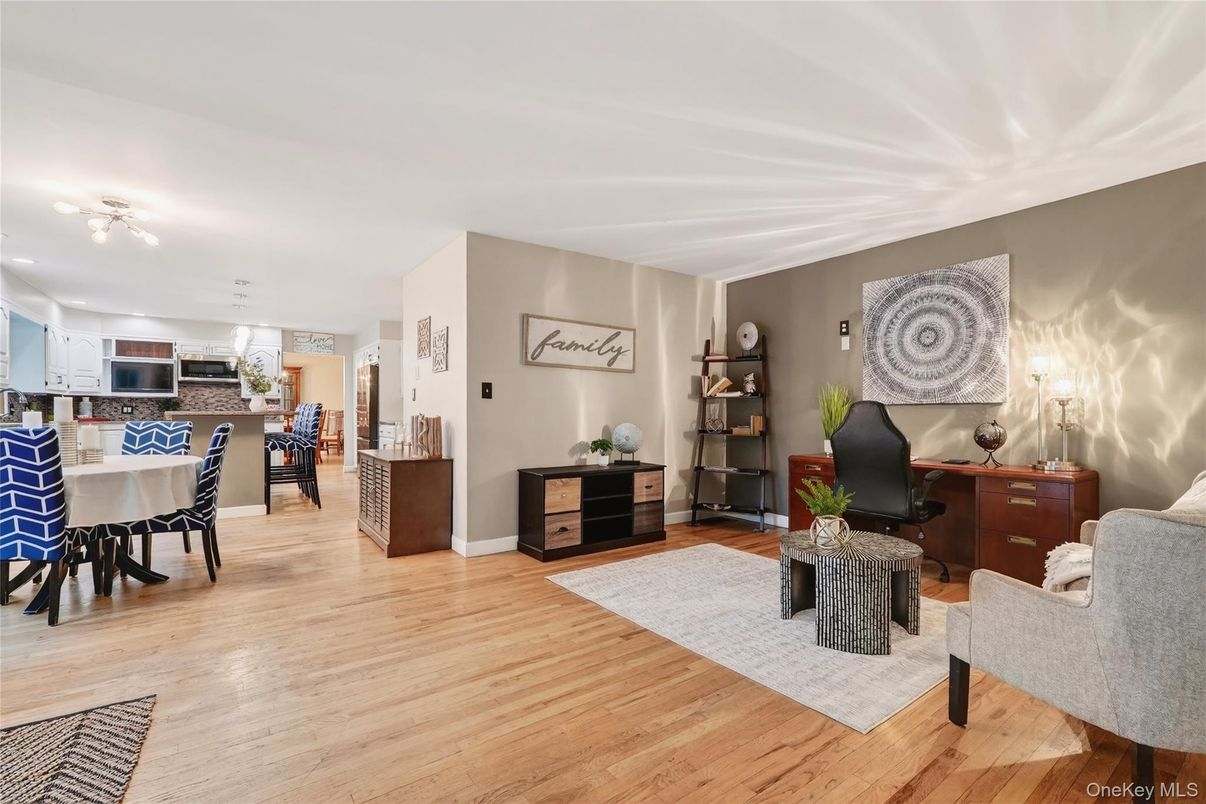 Dining room, Interior, Kitchen, Living room, Wood Texture Flooring
