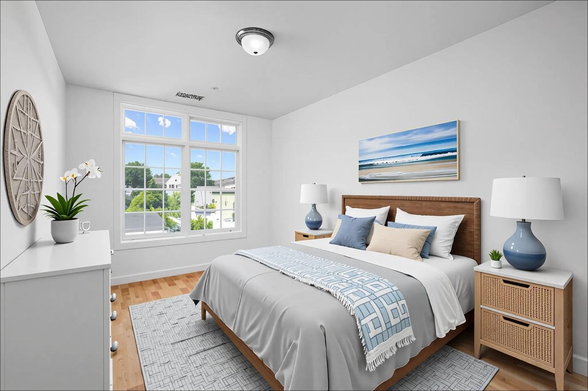 Bedroom, Interior, Wood Texture Flooring