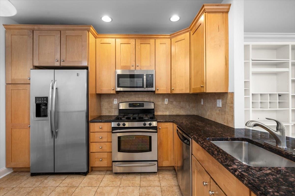 Interior, Kitchen, Recessed Lighting, Stainless Steel Appliances