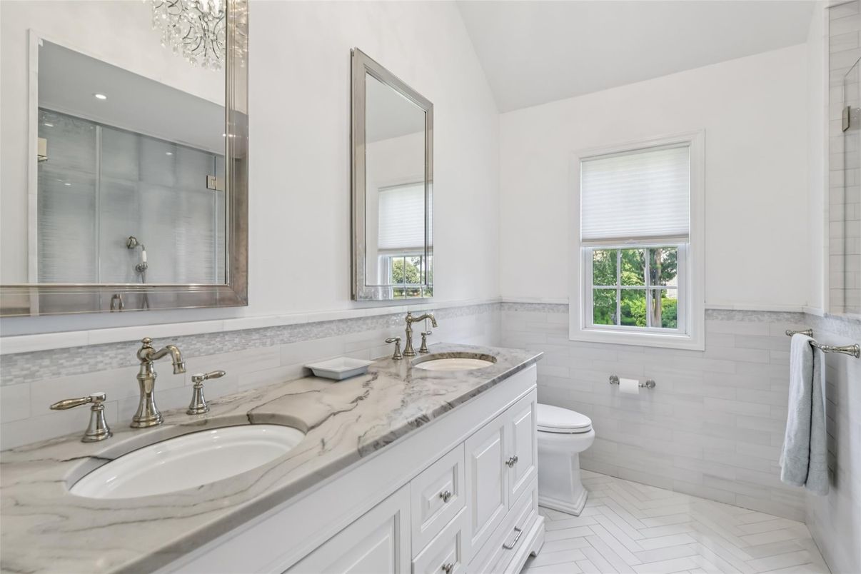 Bathroom, Dual Sink Vanities, Interior, Marble