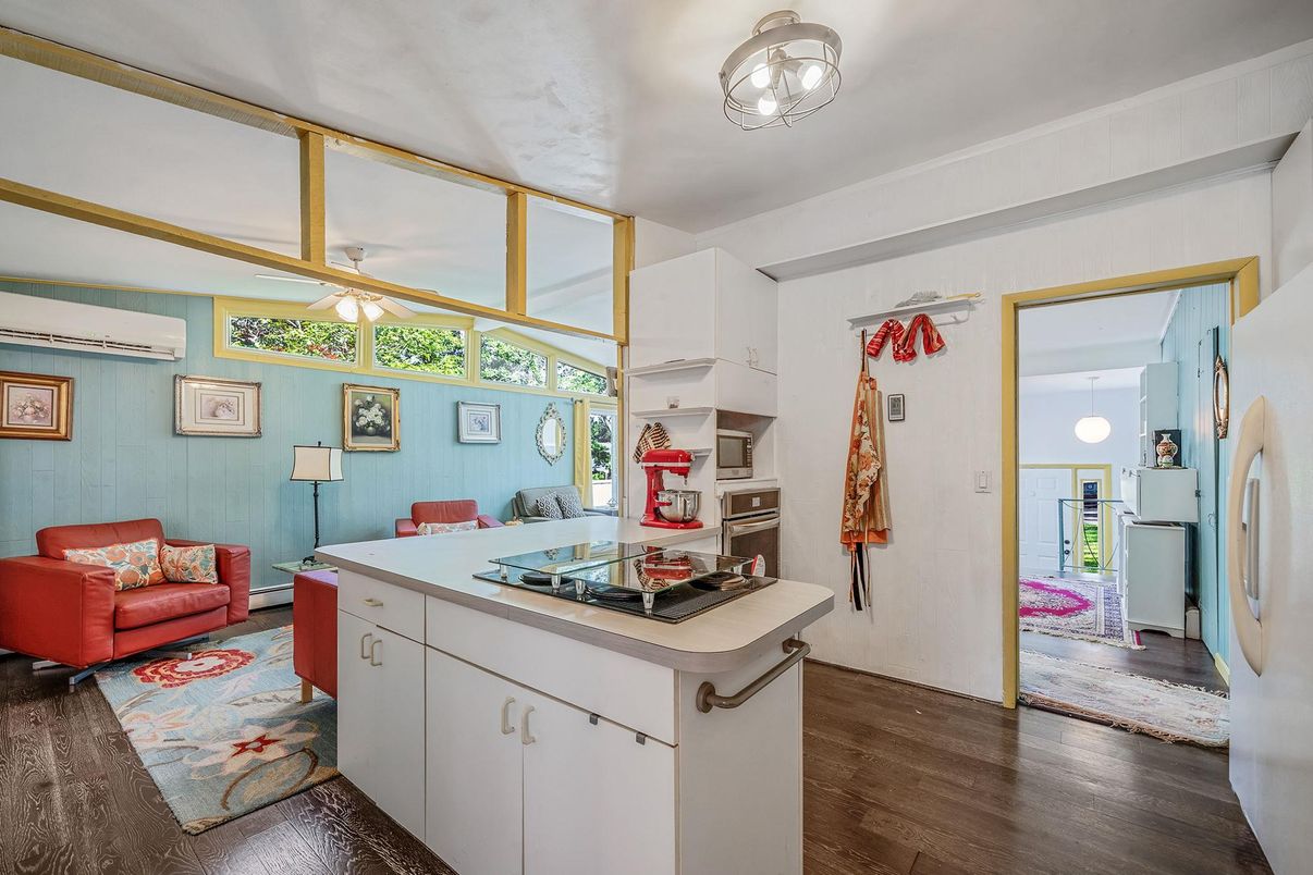 Interior, Kitchen, Living room, Wood Texture Flooring