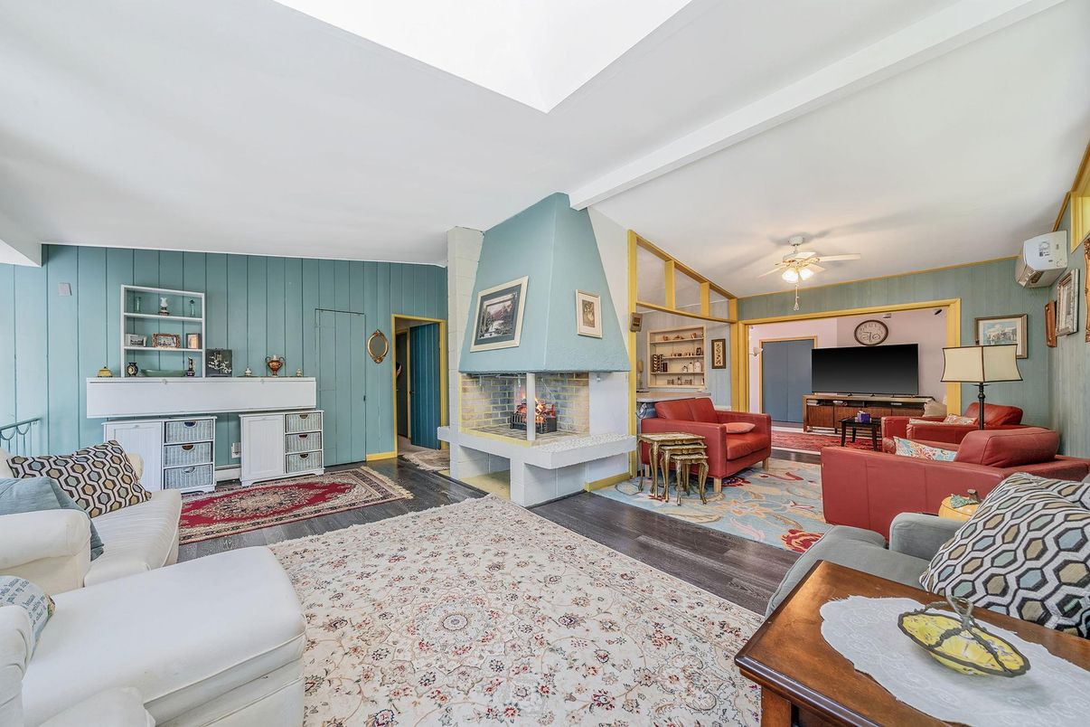 Fireplace, Interior, Living room, Wood Texture Flooring