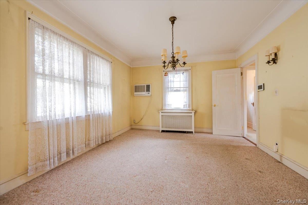 Chandelier, Empty room, Interior